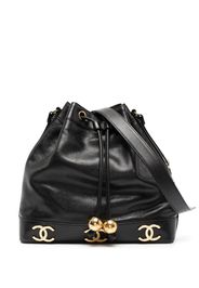 Chanel Pre-Owned 1992 Beuteltasche mit CCs - Schwarz