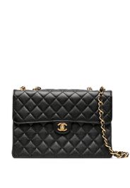 CHANEL Pre-Owned 1998 Jumbo Classic Flap Schultertasche - Schwarz