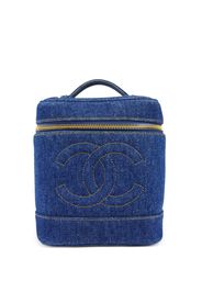 CHANEL Pre-Owned 1997 Vanity denim tote bag - Blau