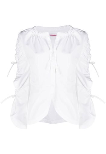 Charles Jeffrey Loverboy tie-sleeve blouse - Weiß