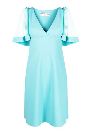 CHIARA BONI La Petite Robe Rema V-neck dress - Blau