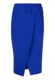 CHIARA BONI La Petite Robe belted-waist pencil skirt - Blau