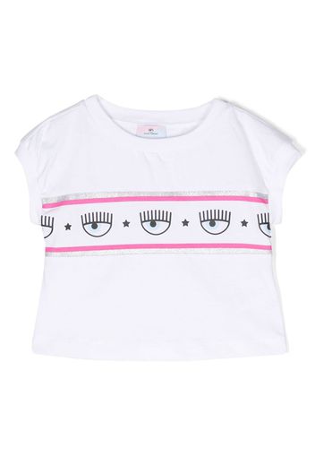 Chiara Ferragni Kids logo-print T-shirt - Weiß