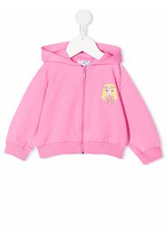 Chiara Ferragni Kids Hoodie mit Cartoon-Print - Rosa