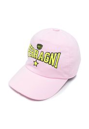 Chiara Ferragni Kids logo-embroidered baseball cap - Rosa