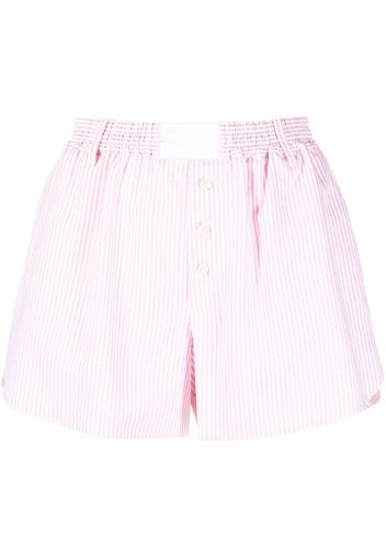 Chiara Ferragni stripe-print button shorts - Rosa