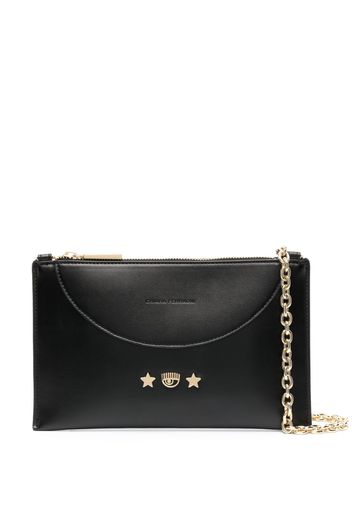 Chiara Ferragni eye-star crossbody bag - Schwarz