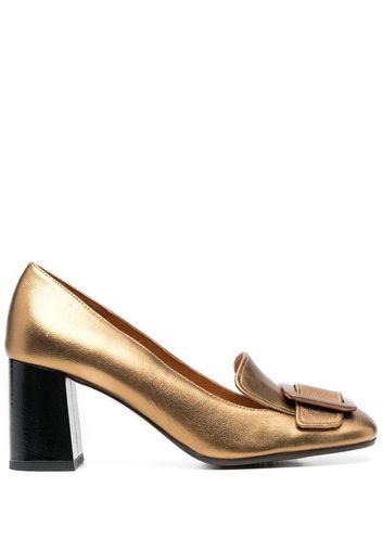 Chie Mihara Pema 60mm buckled pumps - Gold