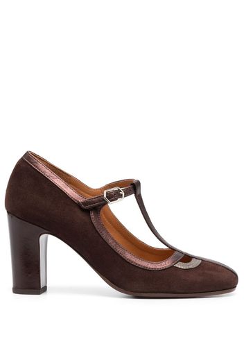 Chie Mihara Wakun 90mm round-toe pumps - Braun