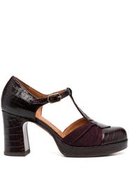 Chie Mihara 85mm T-bar leather pumps - Violett