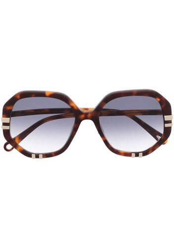 Chloé Eyewear round-frame sunglasses - Braun