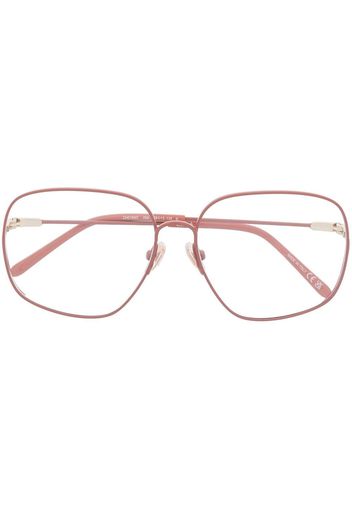 Chloé Eyewear Brille mit eckigem Gestell - Rosa