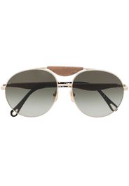 Chloé Eyewear round-frame sunglasses - Schwarz