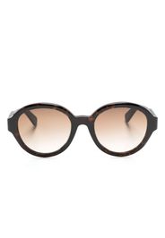 Chloé Eyewear tortoiseshell-effect round-frame sunglasses - Braun