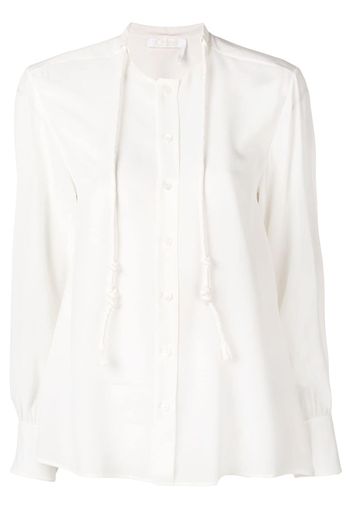 Chloé Bluse mit Kordelzug - Weiß