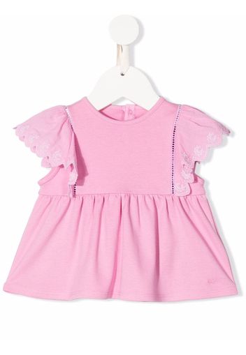 Chloé Kids Bluse mit Rüschen - Rosa