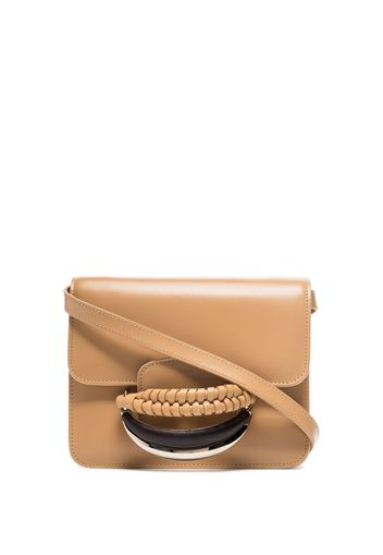 Chloé Kattie leather crossbody bag - Nude