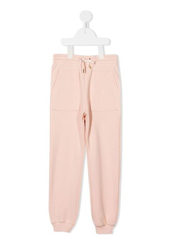 Chloé Kids drawstring-waist trackpants - Rosa