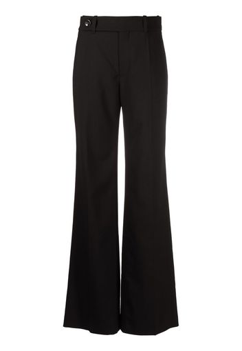 Chloé Ausgestellte High-Waist-Hose - Schwarz