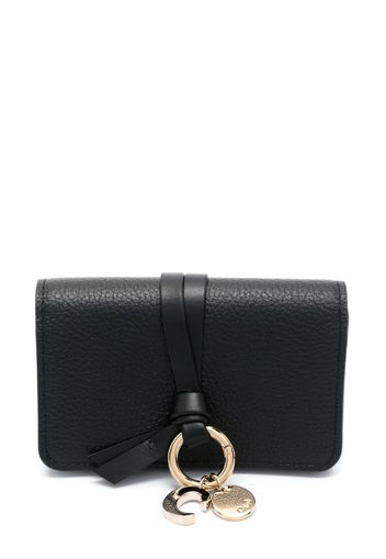 Chloé Alphabet trifold leather wallet - Schwarz