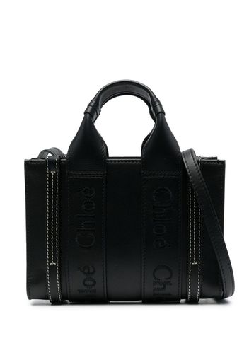 Chloé Mini Woody Handtasche - Schwarz