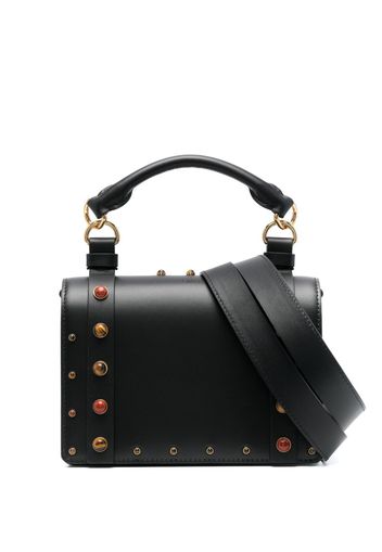 Chloé small Ora embellished flap bag - Schwarz