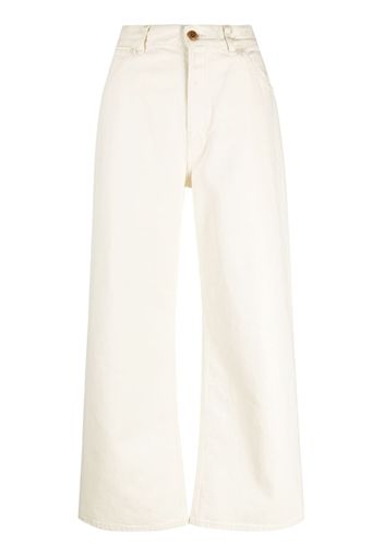 Chloé low-rise wide-leg trousers - Nude