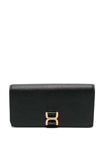 Chloé leather Continental wallet - Schwarz