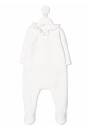 Chloé Kids Pyjama mit Rüschenkragen - Weiß