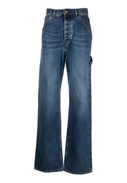 Chloé high-rise wide-leg jeans - Blau