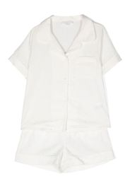 Chloé Kids Pyjama mit Metallic-Punkten - Weiß