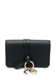 Chloé Alphabet trifold leather wallet - Schwarz