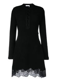Chloé Kleid mit Spitzeneinsatz - 001 BLACK
