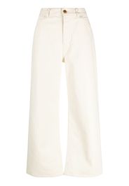 Chloé low-rise wide-leg trousers - Nude