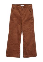 Chloé Kids corduroy cotton trousers - Braun