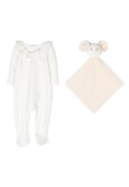 Chloé Kids Strampler-Set mit Spitzenkragen - Weiß