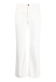 Chloé Gekürzte Bootcut-Jeans - Weiß