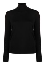 Chloé roll-neck wool top - Schwarz