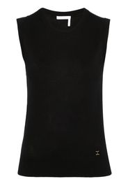 Chloé Gestricktes Top - Schwarz