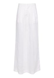 Chloé wide-leg ramie trousers - Weiß