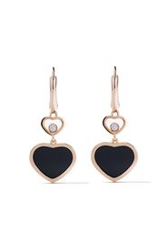 Chopard 18kt 'Happy Hearts' Rotgoldohrringe mit Diamant - ROSE GOLD