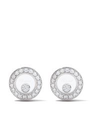 Chopard 18kt 'Happy Diamonds Icons' Weißgoldohrstecker mit Diamant - WHITE GOLD
