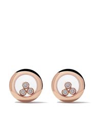 Chopard 18kt 'Happy Diamonds Icons' Rotgoldohrsteckermit Diamant - ROSE GOLD