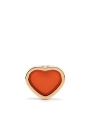 Chopard 18kt My Happy Heart Rotgoldohrstecker mit Karneol - Rosa