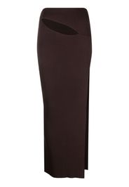 Christopher Esber slash-detail maxi skirt - Braun