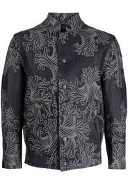 Christopher Nemeth Rope-print denim jacket - Blau