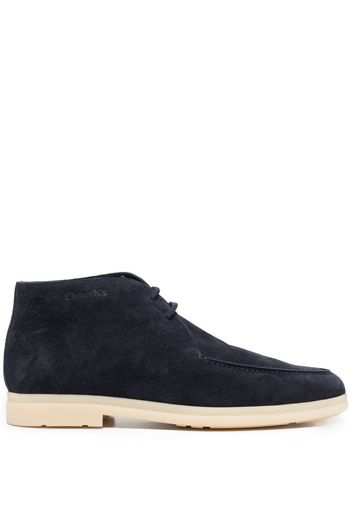 Church's Goring soft suede lace-up boots - Blau