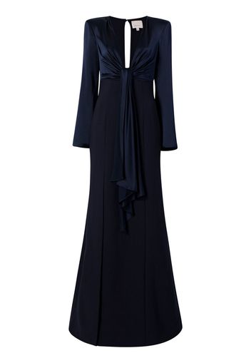 Cinq A Sept Julianne knot-detail gown - Blau