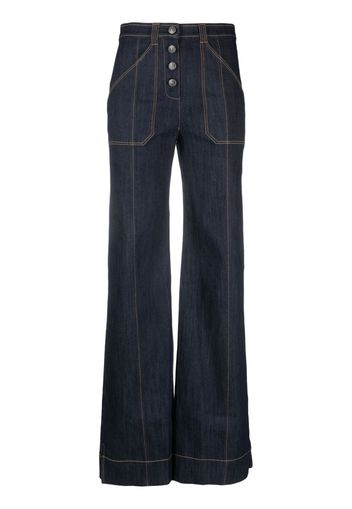 Cinq A Sept Long Benji cotton jeans - Blau