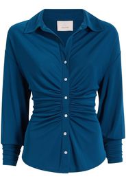 Cinq A Sept Arden ruched shirt - Blau